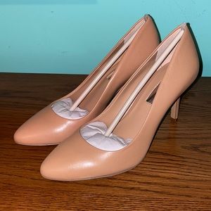 INC International Concepts Tan Nude Heels 7.5